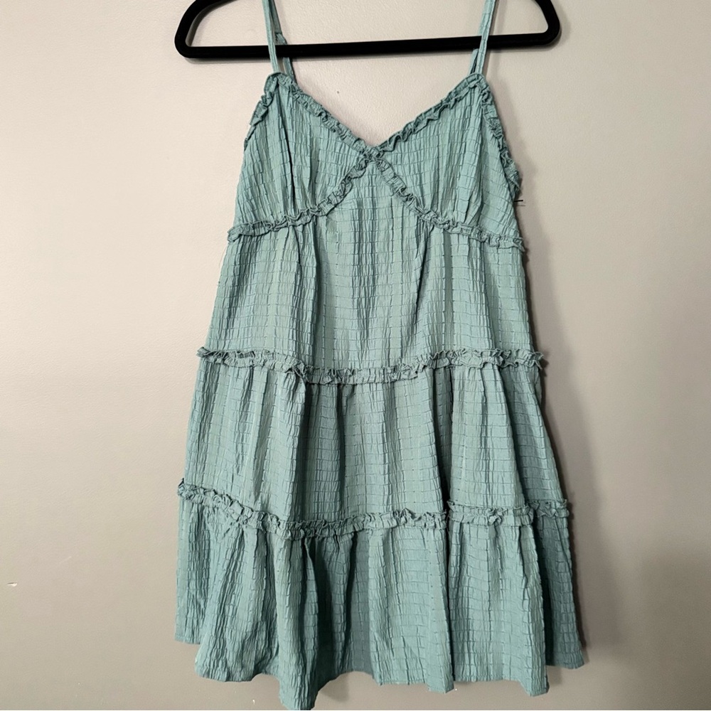 Green Tiered Sundress
